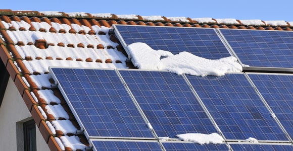 Panneaux photovoltaïques Keewee hiver